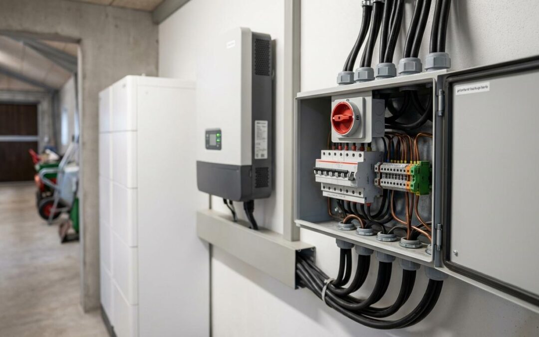 batteri landbrug lastflytning solceller