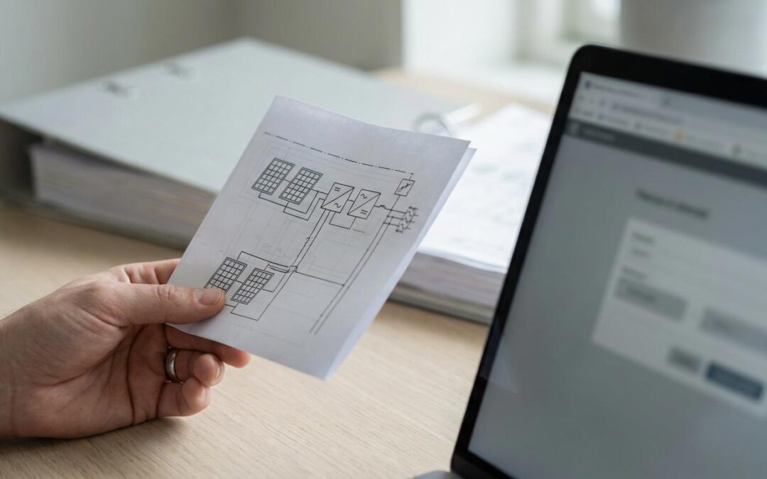 proces nettilslutning solcelleanlæg erhverv